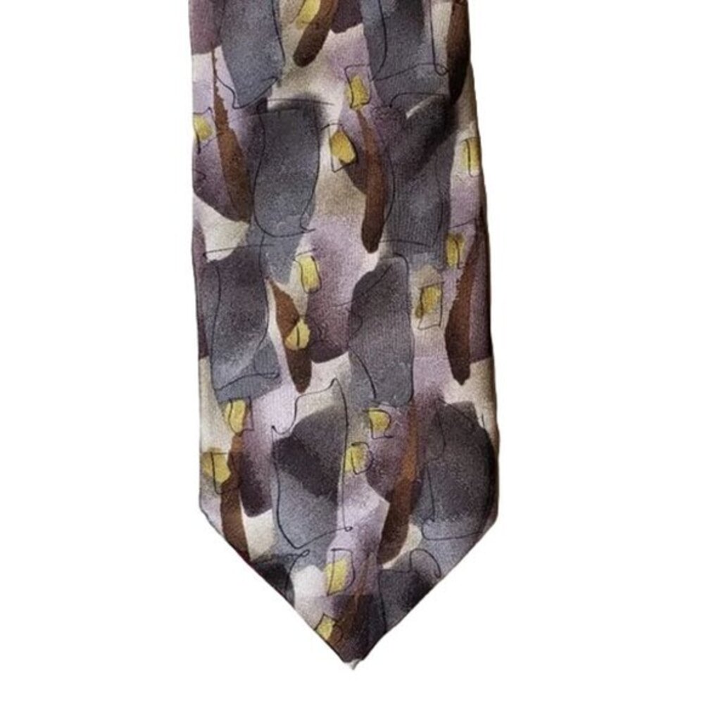 J. Garcia Tie Parrot Lust With Cigarette Burn Collection Forty-Two Neck Tie